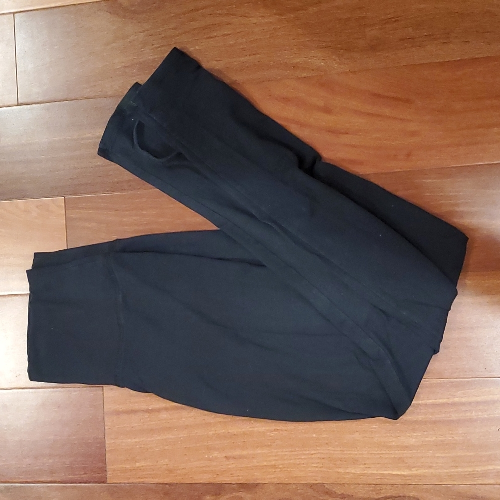 Aerie black stirrup leggings sz S